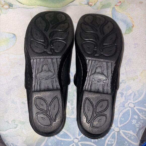 B.O.C Born Concept Nadiyya Black Leather Clog Womens 8 M EUC - Picture 7 of 7